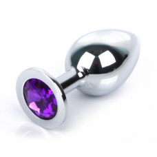  SILVER PLUG LARGE ) цвет кристалла фиолетовый, L8 мм, D 3,4